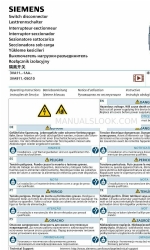 Siemens 3VA1112-1AA36-0AA0 Betriebsanleitung