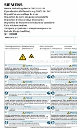 Siemens 3VA52 Інструкція з експлуатації Посібник з експлуатації