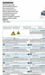 Siemens 3VA9 1-0WD 0 Series Instrukcja obsługi