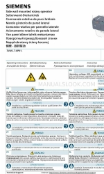 Siemens 3VA9 7-OPK1 Series Instrukcja obsługi