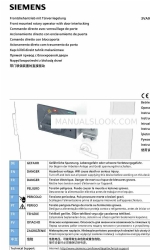 Siemens 3VA9 Series Operating Instructions Manual