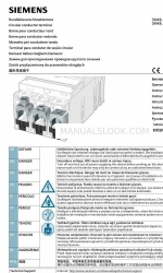 Siemens 3VA9 Series Operating Instructions