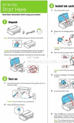 Epson WorkForce WF-M1030 Inizia qui