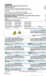 Siemens 3VA9278-0DK72 Operating Instructions Manual