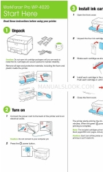 Epson WorkForce WP-4020 Manuale di avvio rapido