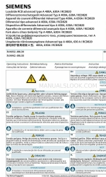 Siemens 3VA942 0RL30 Series Operating Instructions Manual