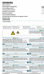 Siemens 3VA9578-0VM10 Manuale di istruzioni per l'uso