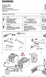 Siemens 3VL91125GA30 Інструкція з монтажу Посібник з монтажу