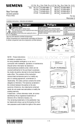 Siemens 3VL9400-4RF41 Istruzioni per l'installazione