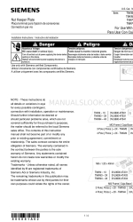 Siemens 3VL9600-4TA 1 Series Installation Instructions