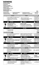 Siemens 3VL9600-8CE00 Instruções de utilização