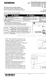 Siemens 3VL98003JE01 Handleiding voor installatie-instructies