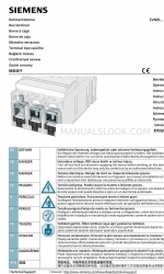 Siemens 3VM9 0JA1 Series 操作説明