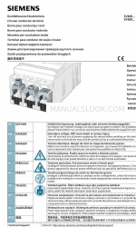 Siemens 3VM9 0JB1 Series Gebruiksaanwijzing