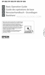 Epson XP-306 Basic Operation Manual