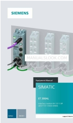 Siemens SIMATIC ET 200AL Ekipman Kılavuzu