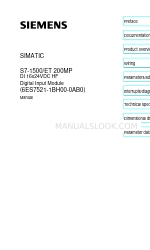 Siemens simatic ET 200MP Handmatig