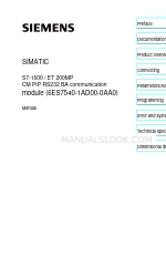 Siemens simatic ET 200MP Handmatig