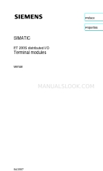 Siemens SIMATIC ET 200S マニュアル