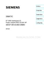 Siemens SIMATIC ET 200S マニュアル