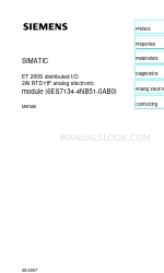 Siemens SIMATIC ET 200S マニュアル