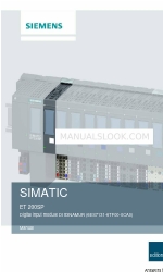 Siemens SIMATIC ET 200SP Manuel