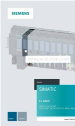 Siemens SIMATIC ET 200SP Manuel