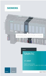 Siemens SIMATIC ET 200SP Manuel