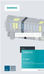 Siemens SIMATIC ET 200SP Manuel