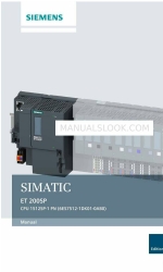 Siemens SIMATIC ET 200SP Manuel