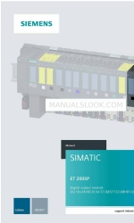 Siemens SIMATIC ET 200SP Manuel