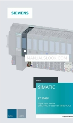 Siemens SIMATIC ET 200SP Manuel