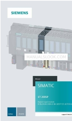 Siemens SIMATIC ET 200SP Manuel