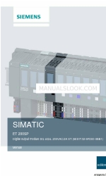 Siemens SIMATIC ET 200SP Manuel