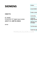 Siemens SIMATIC ET 200SP Manuel