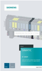 Siemens SIMATIC ET 200SP Manuel