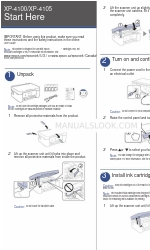 Epson XP-4105 Snelstarthandleiding