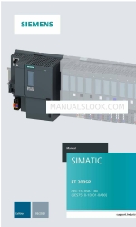 Siemens SIMATIC ET 200SP Ekipman Kılavuzu