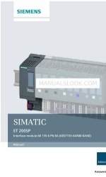 Siemens SIMATIC ET 200SP Manuel