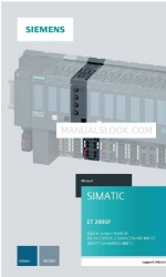 Siemens SIMATIC ET 200SP Ekipman Kılavuzu