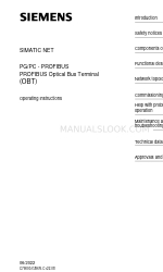 Siemens SIMATIC NET OBT Operating Instructions Manual