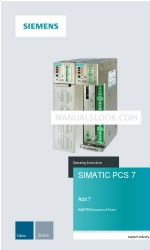 Siemens SIMATIC PCS 7 Manuel d'utilisation