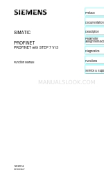 Siemens SIMATIC PROFINET with STEP 7 V13 Manual de funções