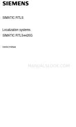 Siemens SIMATIC RTLS4420G Manuale del dispositivo