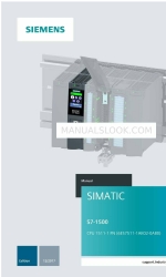 Siemens Simatic S7-1500 Manuale