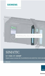 Siemens Simatic S7-1500 Manuale