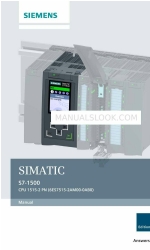 Siemens Simatic S7-1500 Manuale