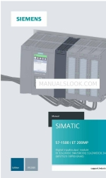 Siemens Simatic S7-1500 Manuale