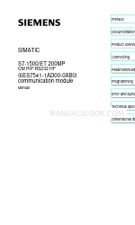 Siemens Simatic S7-1500/ET 200MP Руководство