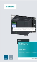 Siemens SIMATIC S7-155R/H Manuale dell'apparecchiatura